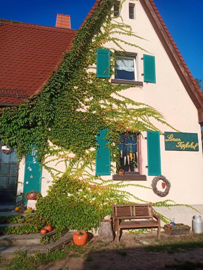 Linas Toepferhof Appartement Weißenfels Buitenkant foto